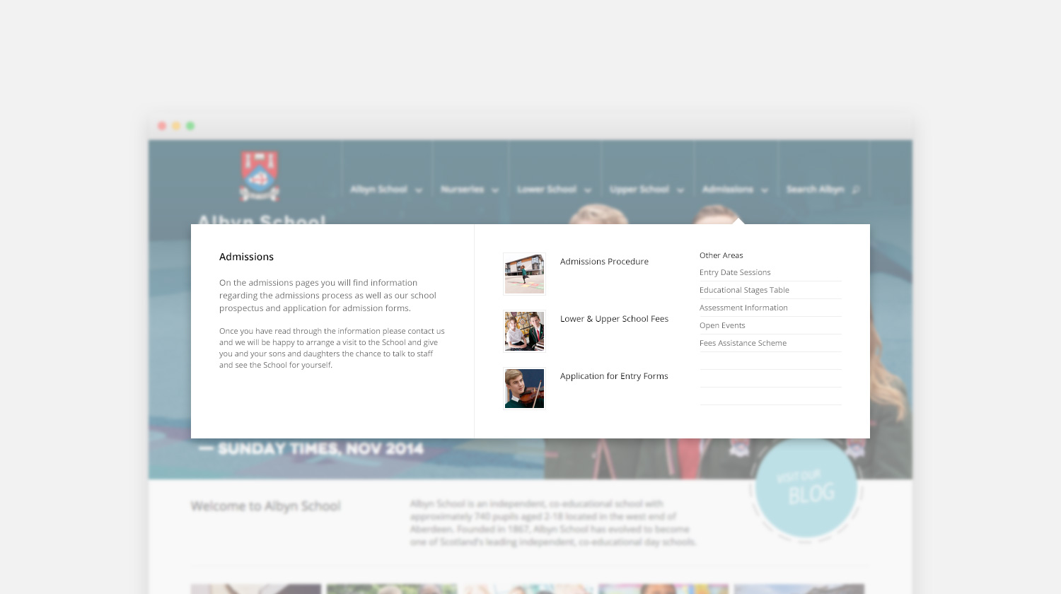 Albyn School Website